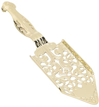 Cuillère à Absinthe en Acier Inoxydable, Cuillère en Argenterie Vintage pour Remuer le Verre de Bar, Goutteur de Cocktail, Fontaine à Absinthe (Couleur or)