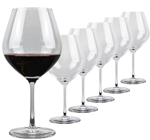 Sauerland GLAS 6er Set Burgunderglas Paula 750ml