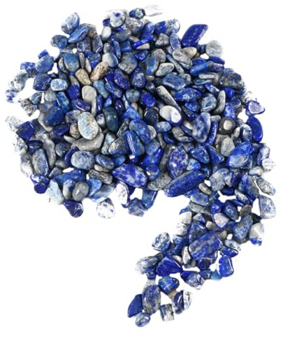 BESPORTBLE 200g Gravier Décoratif pour Aquarium Pierre Irrégulière Lapis Accessoire De Paysage pour Réservoir Eau Parfait pour Décoration De Maison Jardin Bleu
