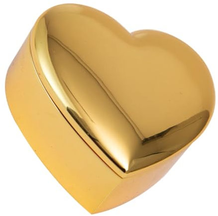 SOIMISS Herzförmige Schmuckbox Aus Metall Schmucketui Für Armband Und Ring Aufbewahrungsbox Für Schmuck Und Kleine Gegenstände
