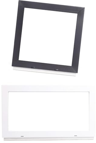 Kunststofffenster - Fenster - Festverglasung - 58 mm Profil - BxH: 600x600 mm weiß/weiß - 2 fach Verglasung - 58 mm Profil