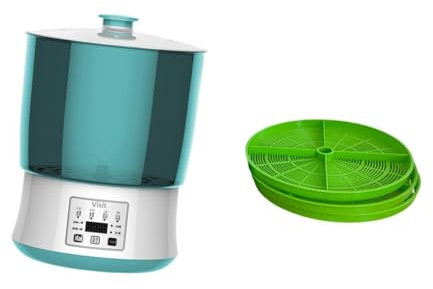 Baoblaze Sprouts de Frijoles Maker de Yogurt de Yogurt Inteligente multipropósito de Semillas de Semillas de Semillas de Semillas de Frijoles Fabricantes de, 3 Capas