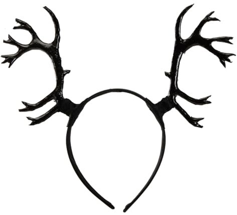 Ldabrye Geweih Horn Cosplay Kopfwege Party Geweihstirnbänder Teufel Horn Animation Hair Hoop Für Live Show Rollenspiele