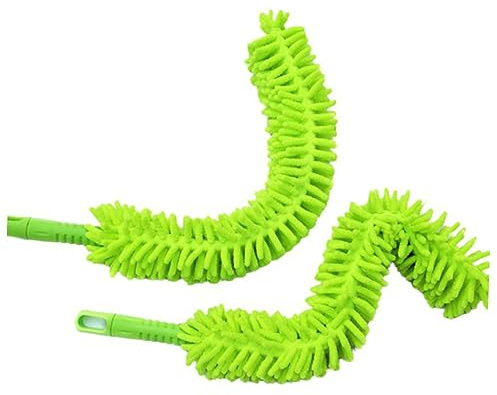 SKISUNO 2pièces Plumeau Microfibre Chenille Pour Voiture Et Meubles Avec Tête Pliable Et Poignée Antidérapante Pour Nettoyage Facile