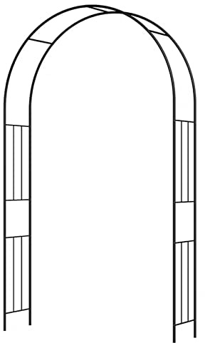 Wedding Garden Arch – Climbing Rose Support Trellis Flower Column for Events Anniversary Decorations Outdoor Pavilion for Balloons and Flowers Elegant Pergola Decor