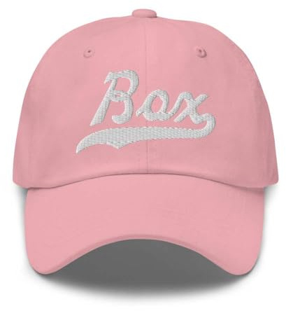 Box Hat Box Baseball Hat Personalized Custom Last Name Cap Family Name Headwear Surname Cap Gift Unisex Adjustable Pink
