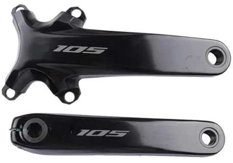 Generico Compatibile con La Serie Shimano 105 R7100 Di2, Guarnitura Pedivella 2x12v Lato Sinistro Destro Coppia 165/170/172,5/175mm(A Pair,160mm)