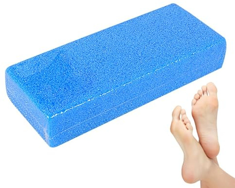 Pietra pomice per piedi – Levigatrice professionale per la rimozione dei calli, levigatrice per pelle morta, pietra esfoliante per pedicure, strumento per raschiare i piedi su entrambi i lati, cura