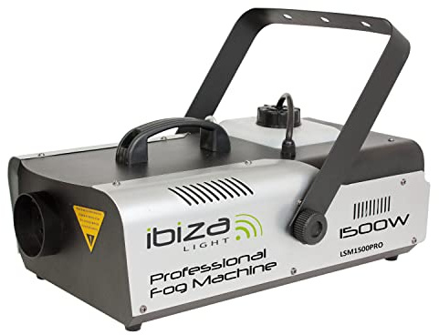 Ibiza Light - Machine à fumée professionnelle programmable DMX 1500W LSM1500PRO