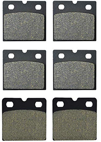 AHL 3 pares Las pastillas de freno delanteras y traseras de la motocicleta son compatibles con K75/75-S 1990-1996 2008/K75 RT 1989-1996 /K75 S 1988-1995 2009/ K100/2 1988-1990 2009