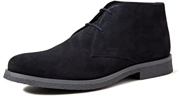 Geox Uomo Claudio A, Zapatos Hombre, Azul Navy, 45 EU