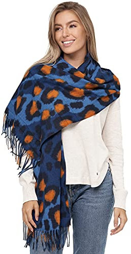 Gloop XXL Schal Kuschelige, warme und wunderschöne Damen Poncho Schal Oversized Deckenschal