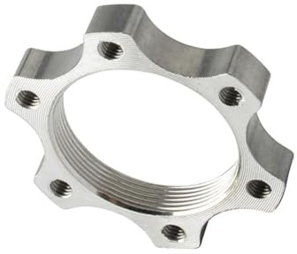 Fahrrad Gewinde Verschleißfeste Starke Zähigkeit Nabe Scheibe Bremsscheibe Adapter Aluminiumlegierung Rennrad Zubehör, 44MM