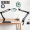 ZABOUL Lupe mit Licht und Ständer, 10x LED Lupenleuchte Kosmetik mit 3 Dimmbaren lupenlampe