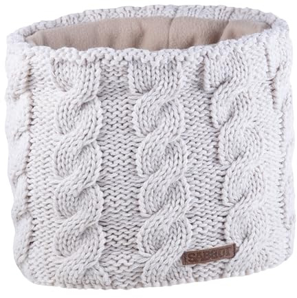 SABBOT Winter-Schal Linda, geflochtener Nackenwärmer - Beige