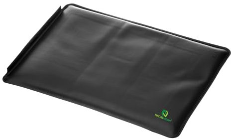 Premium Moor- Wärmeträger • Wärmespeicher • Rückenkissen aus 100% Naturmoor - 28x38 cm - Schwarz