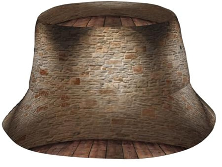 Weihnachtsgirlande mit Lichteraufdruck, Unisex, Fischerhut, Sonnenhut, niedlicher Fischerhut, Outdoor, Sommer, Reisen, Wandern, Strand, Lichter treffen die Mauer, One size