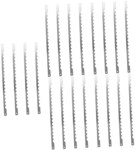 Gadpiparty 20 Stk Brotklinge Brotbackmaschinen Messerklinge Klingen Für Toastmaschinen Gezackte Klingen Holzschneiderklingen Brotschneiderklingen Schneidklingen Für Kuchen Metall