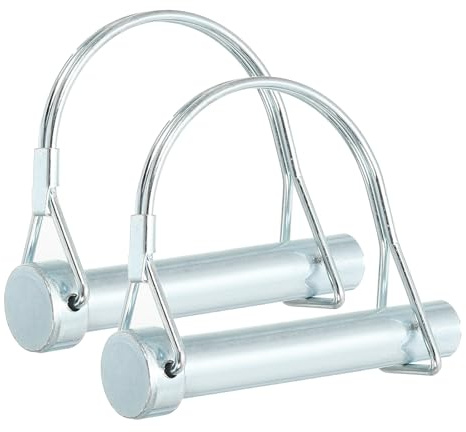 PATIKIL 2pz Perno di Bloccaggio per Albero 12x70mm Perno Accoppiamento Rimorchio Perni di Sicurezza a Filo Pto Rotondo per Camion Rimorchi Falciatrici Trattori Barche
