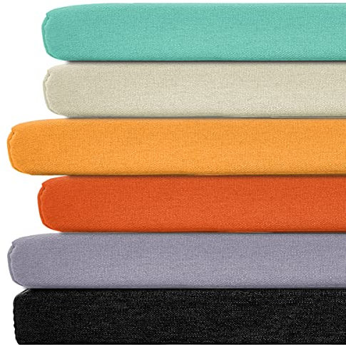 Extra dickes Bankkissen für den Innen- und Außenbereich, 110 x 40 cm, wasserdicht, Sofa/Stuhlauflage für Zuhause/Garten/Hängematte, langes Sitzkissen in leuchtendem Orange, 2/3-Sitzer