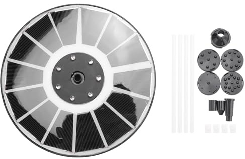 Wrtysully Solfontän, 3,5 W flytande solfågelbadfontäner solfontäner pump för fågelbad, trädgård, , pool, uteplats