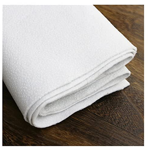 GBSONGJIN Fodera in tessuto, fusibile di interfacciamento 50 x 100 cm, singolo lato, adesivo per imbottitura per fai da te, borse, ovatta e tappezzeria (180 g)