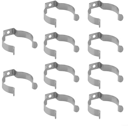 Oniissy Feder-Frottee-Clips, offen, Federstahl-Werkzeug-Clips für robuste Werkzeugaufbewahrung, Besen- und Bürstenhalter aus Manganstahl für Garage, Schuppen, Schrank (35 mm)