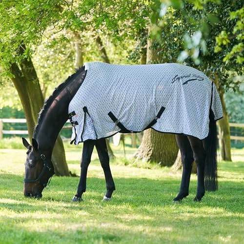 Imperial Riding Fliegendecke IRH Carlys, leichte Fliegendecke aus feinem Mesh mit Allover-Print, Sommerdecke mit Insektenschutz und UV-Schutz, Ballerina AOP, 135