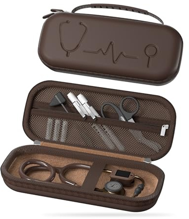 ProCase Stethoscope Case for 3M Littmann Classic III & Cardiology IV -Chocolate