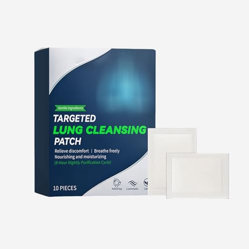 Patch Detox Pies，Pegatinas cuidado corporal a base de plantas，Parche de limpieza de pulmones objetivo，Ingredientes naturales,Alivia el estrés, Ayuda a dormir, Elimina la humedad,Reducir la fatiga，10pc