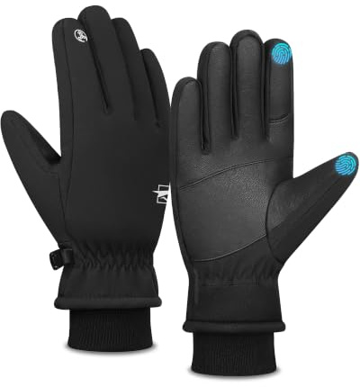 Yobenki Winter Gloves Men Women, Touch Screen Anti-slip Thermal Gloves