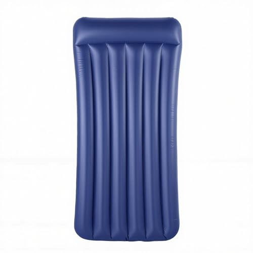 XUXHOU Materasso Ad Aria, Letto Gonfiabile Portatile Alto 9,8 Pollici con Cuscino Incorporato, Doppia Valvola a Tenuta Stagna, PVC Floccato Addensato, per Campeggio, Ospiti Domestici, (Ingrandito)