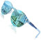 GQUEEN Lunettes de Soleil Femme La Mode Rétro UV400