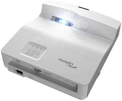 Optoma Technology E1P1A1FWE1Z1 Videoproiettore 3600, Ansi Lumen Dlp Wxga 1280 x 800, Compatibilità 3D Proiettore Desktop, Bianco