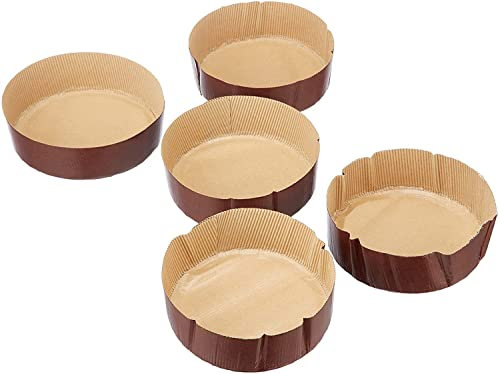 Generico n° 15 Stampo per PANETTONE 500 gr Basso in Carta Forno Monouso - ideale per Panettoni, Panettone Gastronomico, Dolci Natalizi,Pan dolce ecc... - 15 pezzi da 500 gr