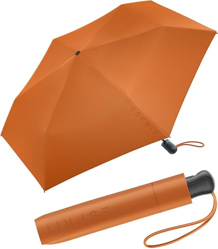 ESPRIT Taschenschirm Easymatic Slimline Auf-Zu Automatik HW 2022 - burnt orange