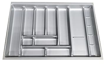SRM-Design Besteckeinsatz Besteck Besteckkasten Schubladeneinsatz bis 80cm Schublade