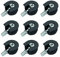HugeDE 30 Pcs Thread Cam Locks Cabinet Connecting Cam Fitting Shelf Support Pin Cam Lock Bracket Studs Pins for Furniture Closet