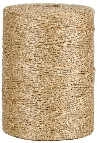 Vivifying 300m Jute-Schnur, Braun Juteschnur für Garten Bilder Pflanzen Basteln