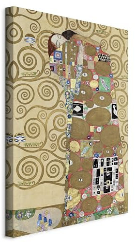 murando - Tableau Acoustique Vintage 80x120 cm 1 Partie - Décoration Isolation Phonique Bureau Chambre Panneau Insonorisant Impression sur Toile - Gustav Klimt Artistique l-G-10005-b-a
