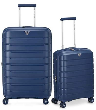 Roncato B-FLYING SET VALIGIE (Medio, Cabina) - Blu Notte