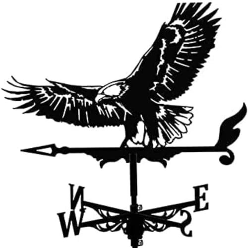 Generisch Eagle, Wetterfahne aus Metall,Wetterhahn fürs Dach,Richtungsschild,Gartenornament,Windrichtungsanzeiger,fürs Dach Garten Schuppen-Dekorationen