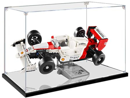Transparente Acryl-Vitrine, geeignet für LE-GO Modell 10330, staubdichte Displaybox, Sammlervitrine 40 x 20 x 20 cm (ohne Modell) (Spiegelmodell (2 mm))