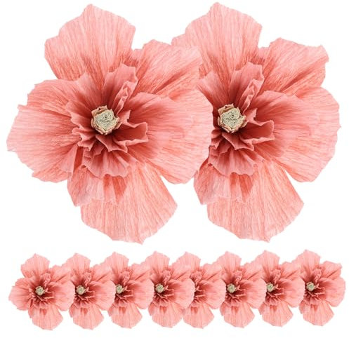 ORFOFE Papierblumen Für 10er-Set Für Hochzeiten Geburtstage Feiertage - Und Raumdekorationen