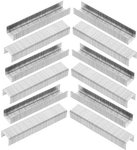 WHAMVOX 1000piezas Grapas Para Grapadoras Eléctricas Resistentes y Duraderas Para Carpintería y Tapicería