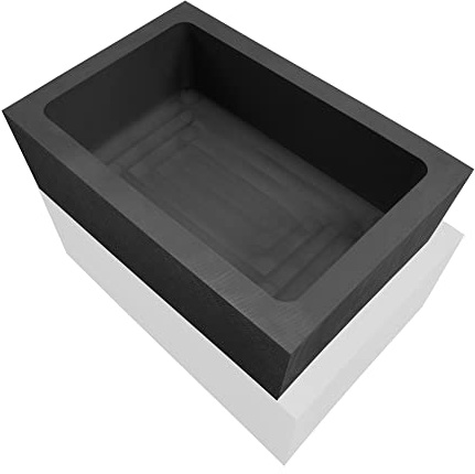 lormuzi 4 KG-220 ml grafit kokille hög renhet grafitbar form guld-silver-aluminium-koppar mässing zink-blylegering gjutform