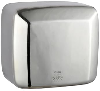 QZCX Asciugamani Elettrico, Asciugamani Elettrico Automatico a Parete con sensore ad Alta velocità in Acciaio Inossidabile 304 da 2300 W