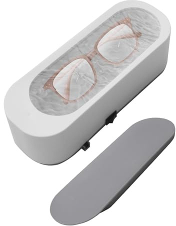 Nettoyeur à ultrasons 45000 Hz, Nettoyant Boite Ultrason, Profondeur à 360°, Fonctionnement à une Touche avec, Portable Ultrasonic Cleaner pour Bijoux, Lunettes, Diamants, Dentiers, Montres