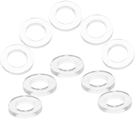 ORFOFE 10 Stück Teiliges Duschschlauch Dichtung aus Flexiblem Gummi Langlebige Wasserdichte Dichtungsringe für Shower Hose Installieren Kompatibel Zuverlässiger Schutz vor Leckagen