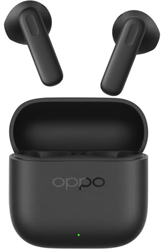 OPPO Enco Buds3 Auricolari In-Ear Wireless, Bluetooth 5.4, IP55 Impermeabile, 48 h Batteria, AI Translation, 47ms Modalità Gaming, Nero